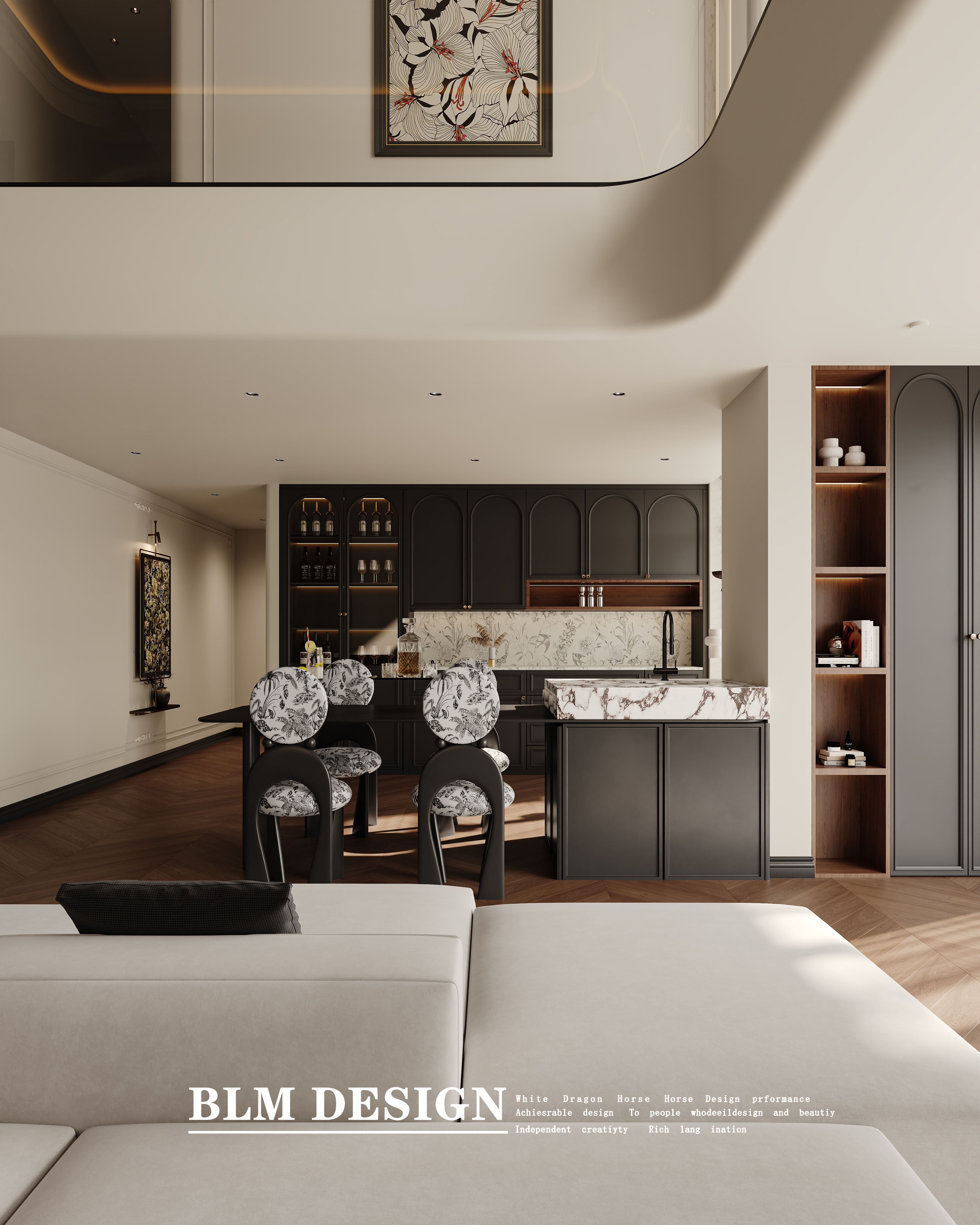 法式复古别墅案例-13