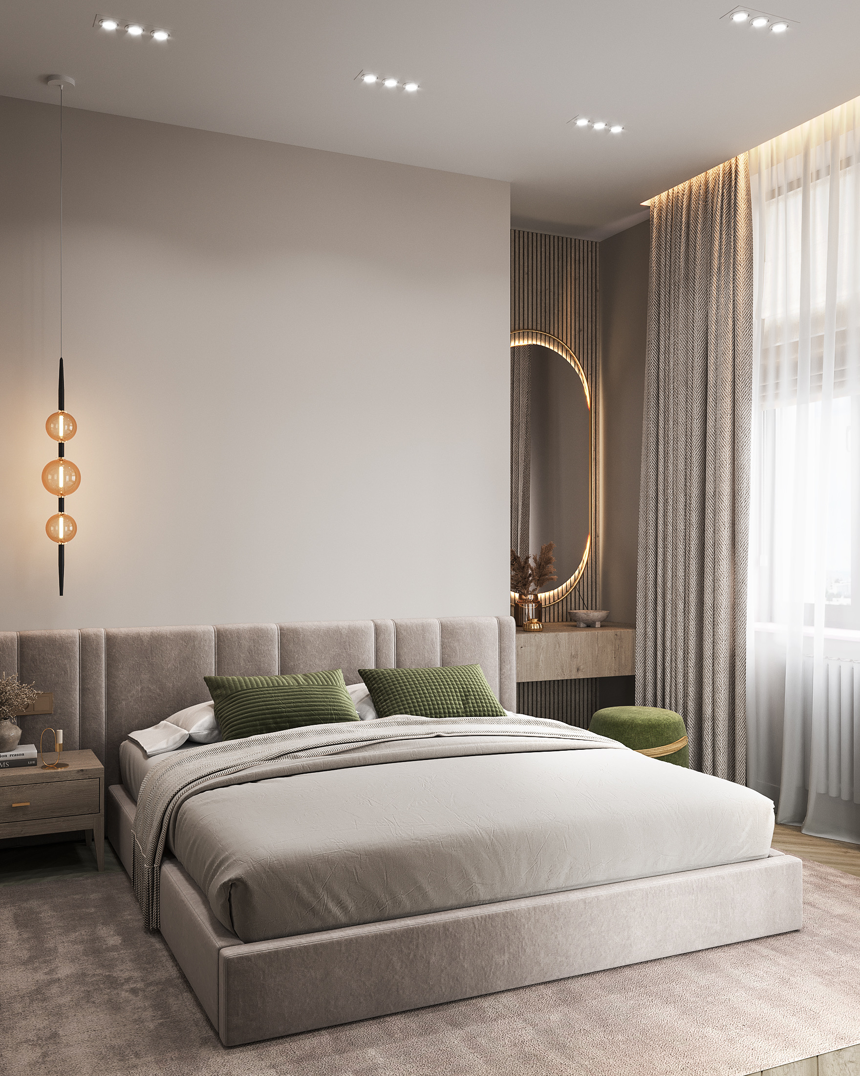 ПРОЕКТ «УЛИЦА АКАДЕМИКА ПАВЛОВА». Мастер-спальня.-1