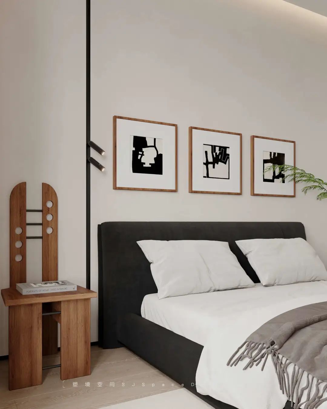 宝格丽大理石与原木的简约诗意空间丨塑境空间设计工程有限公司-52