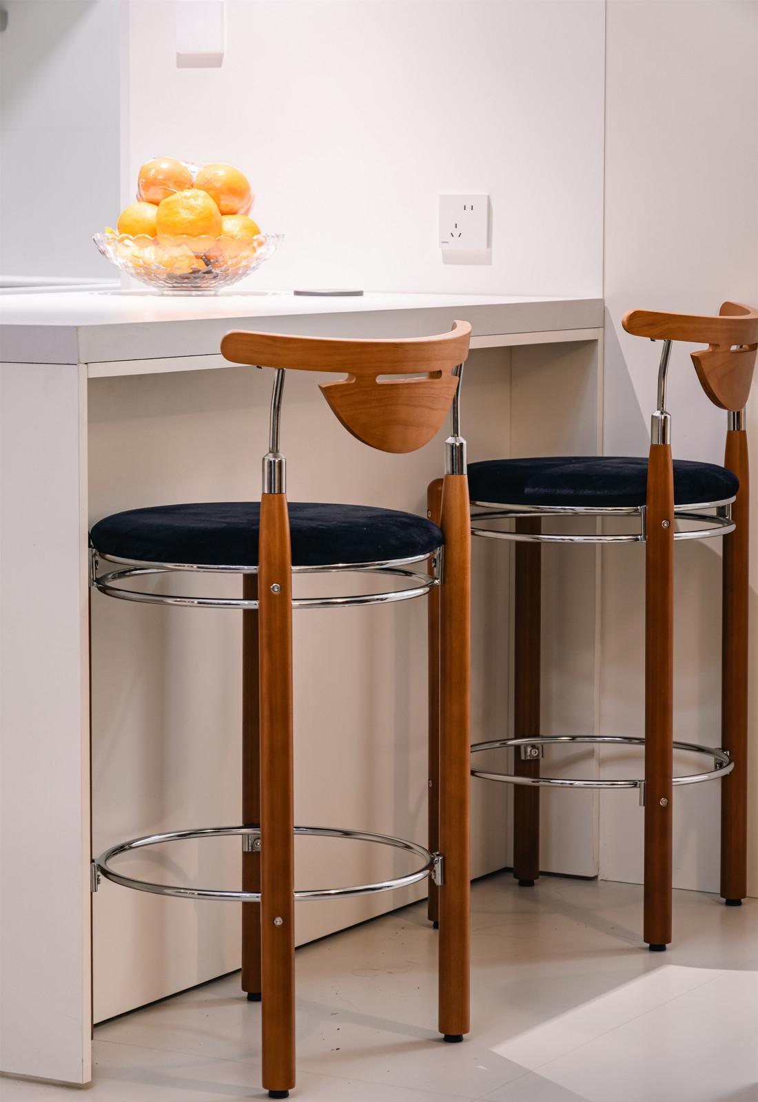 96㎡中古混搭风四居室装修-23