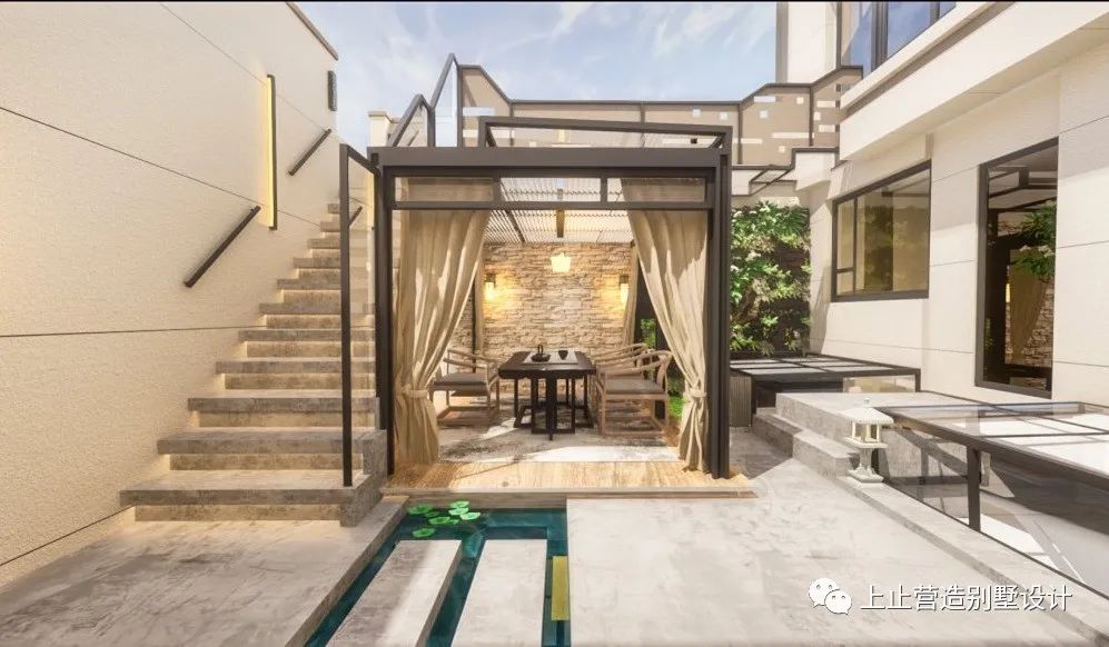 长春岳麓山侘寂风家居设计丨中国长春丨上止营造别墅设计-4