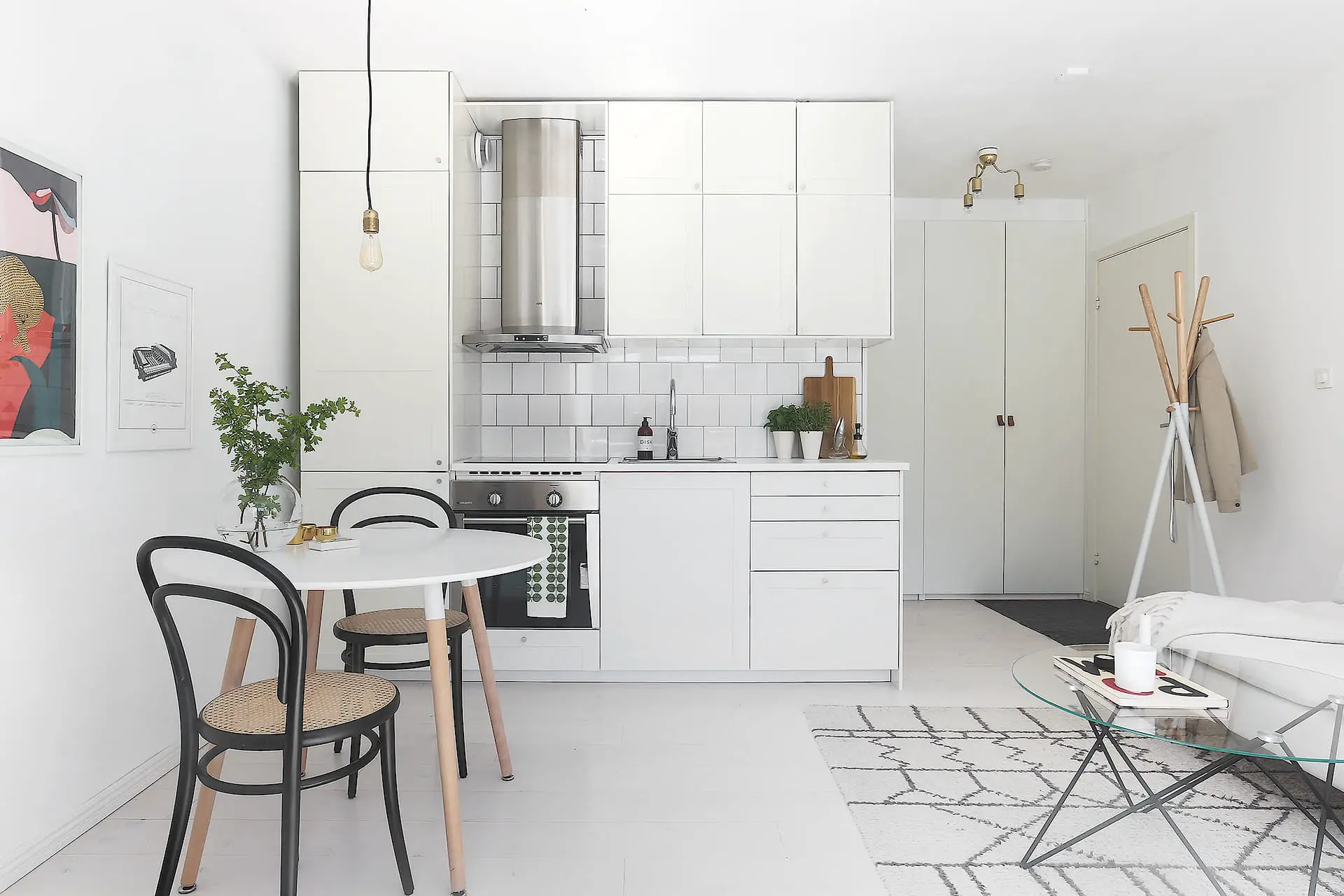 极简白调小户型，完美首次安装-9