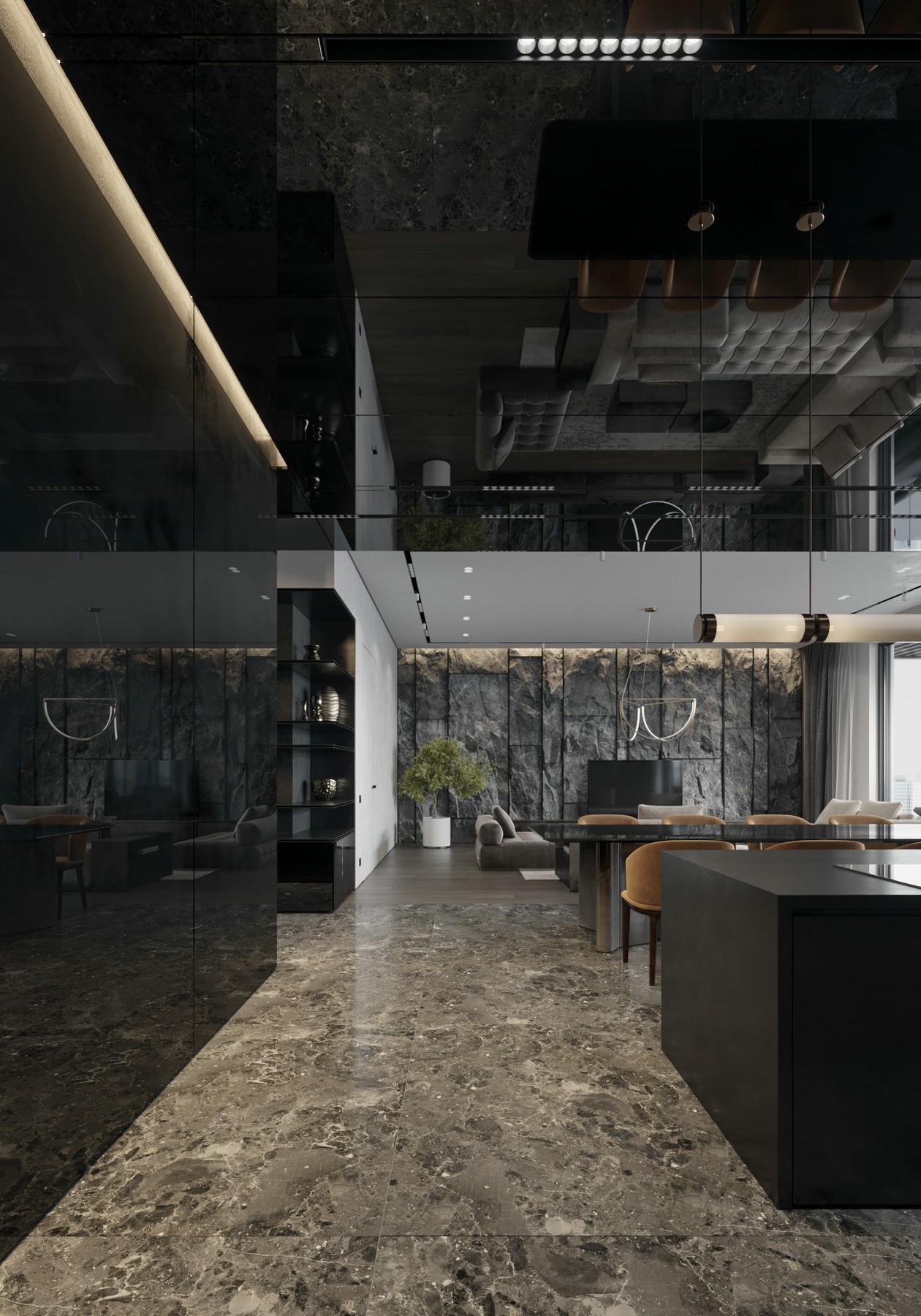 质朴色调++ 线条感，打造超舒适、超有范儿的家居空间-5