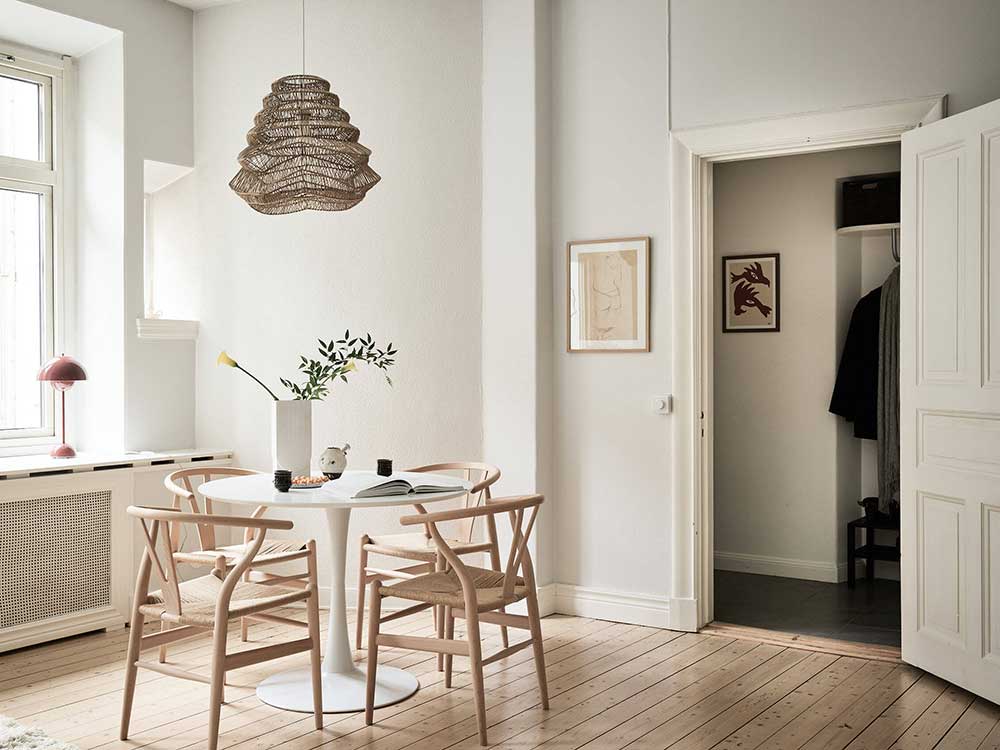 瑞典清新简约一居设计，自然光影打造轻盈空气美居-23