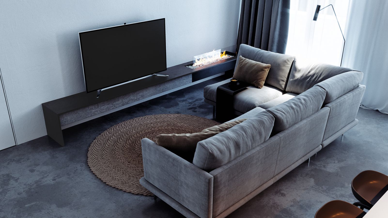 Комфорт сіті · 现代公寓室内设计丨Дизайн  студія Андрія Гординського-8