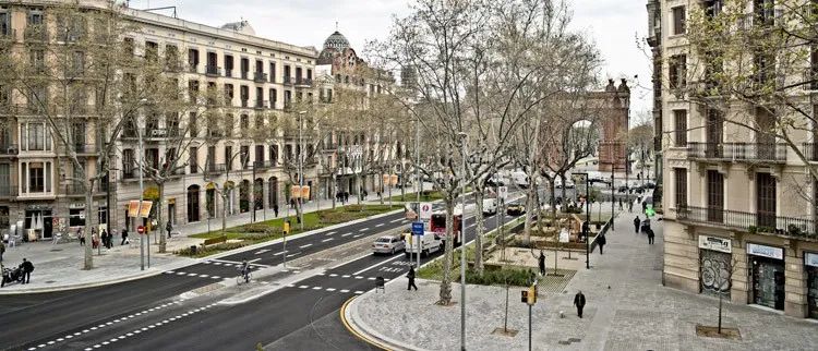 巴塞罗那 PASSEIG DE SANT JOAN 街道绿色改造-43