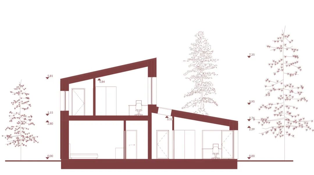 卡萨拉斯玛格丽塔斯公寓(Casa常见指房子、公寓等,由于缺乏更多背景信息,一般以公寓来常见处理,但根据具体场景这里也可能表示其他场所;Las Margaritas音译过来是拉斯玛格丽塔斯 ,它可能是具体的人名、地名等,可根据实际情况进一步确认指代对象及更合适的译法,如果是酒店、度假村等也可纠正信息重新让我翻译 )丨哥伦比亚丨Trópico Arquitectura-60