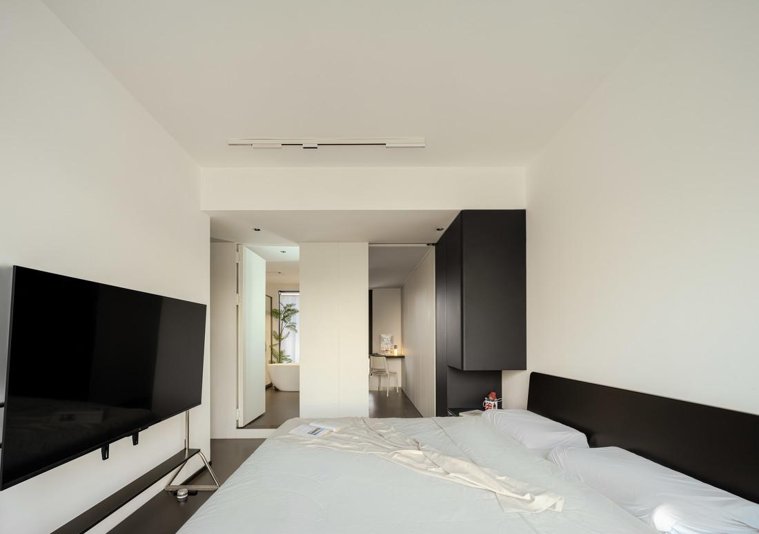 黑白灰手办小屋·80m²一居室改造丨中国广州-52