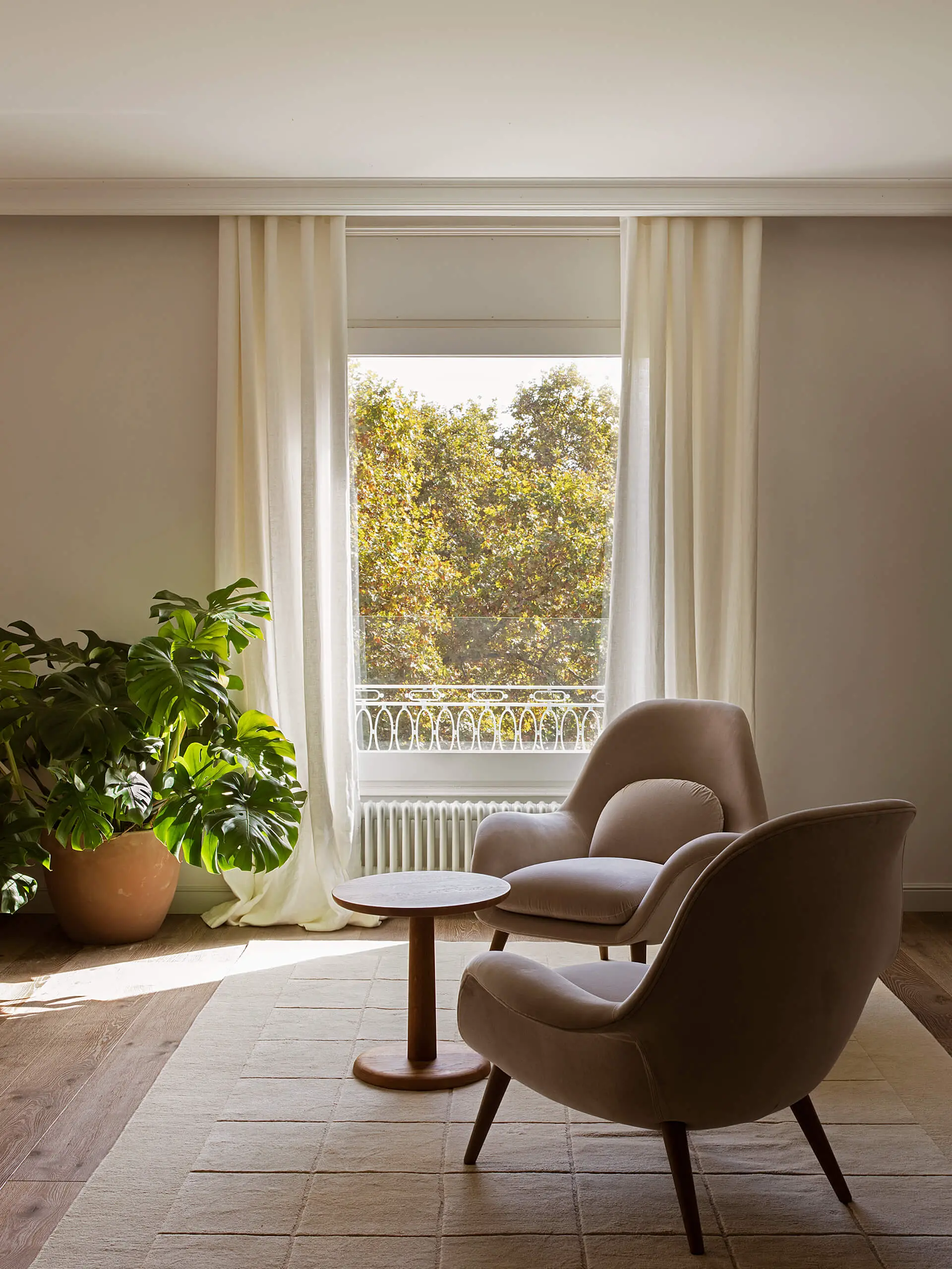 巴塞罗那 200m2 公寓现代改造，The Room Studio 的绿色魅力-7