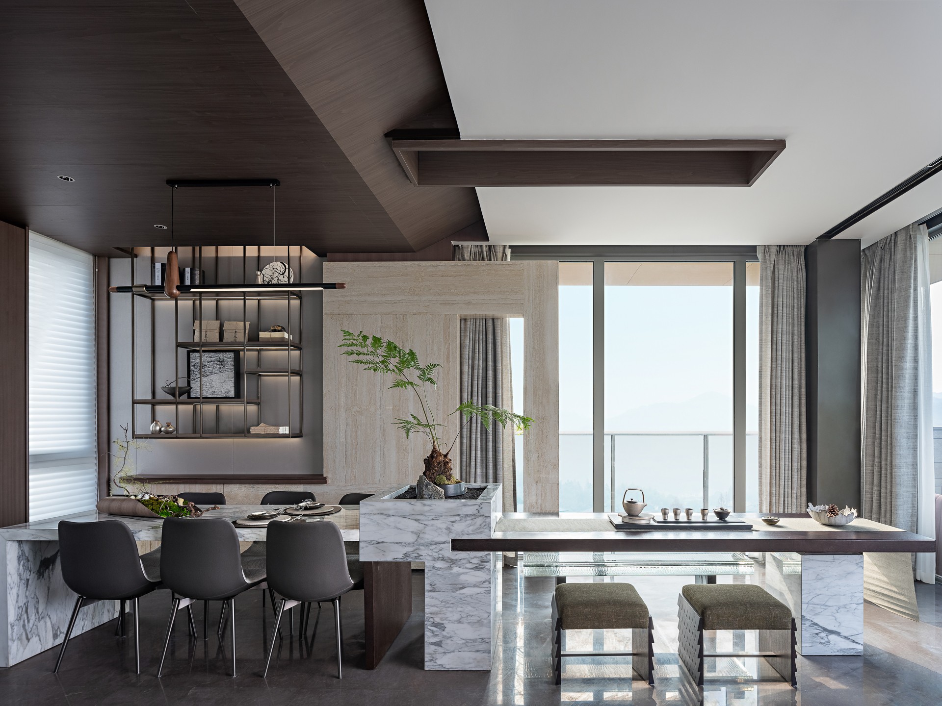 保亿观雲昆月城样板间丨中国杭州丨AVAD 范可萨设计-43