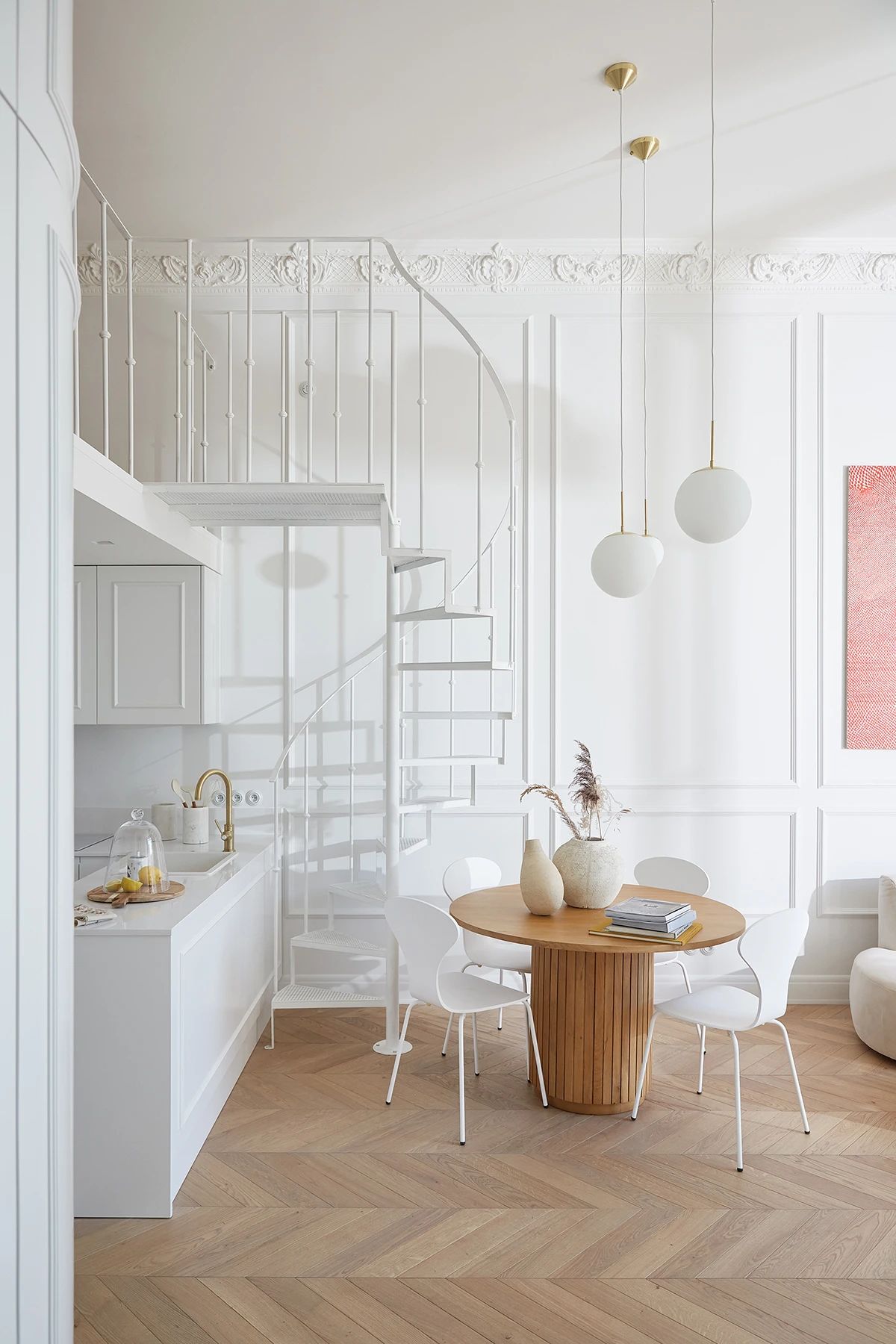 新作 Loft Factory Studio，母女俩的70㎡绝美小窝，高级感爆棚！-16