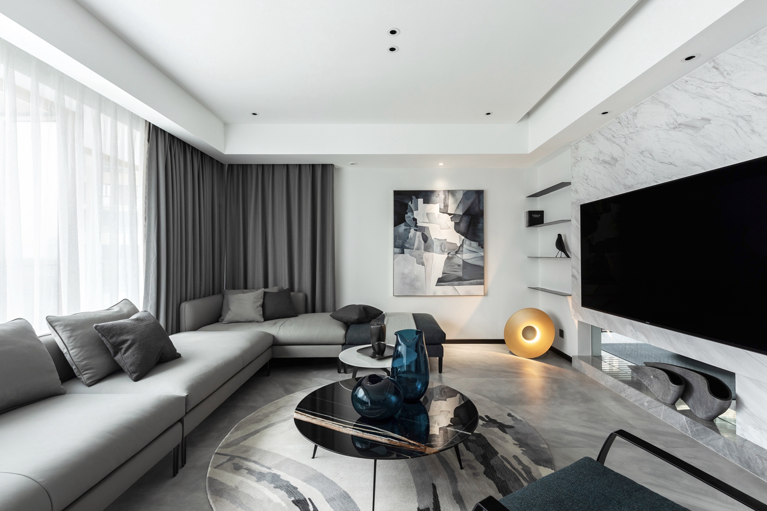 成都麓山国际社区云堤曦岸现代家居设计-25