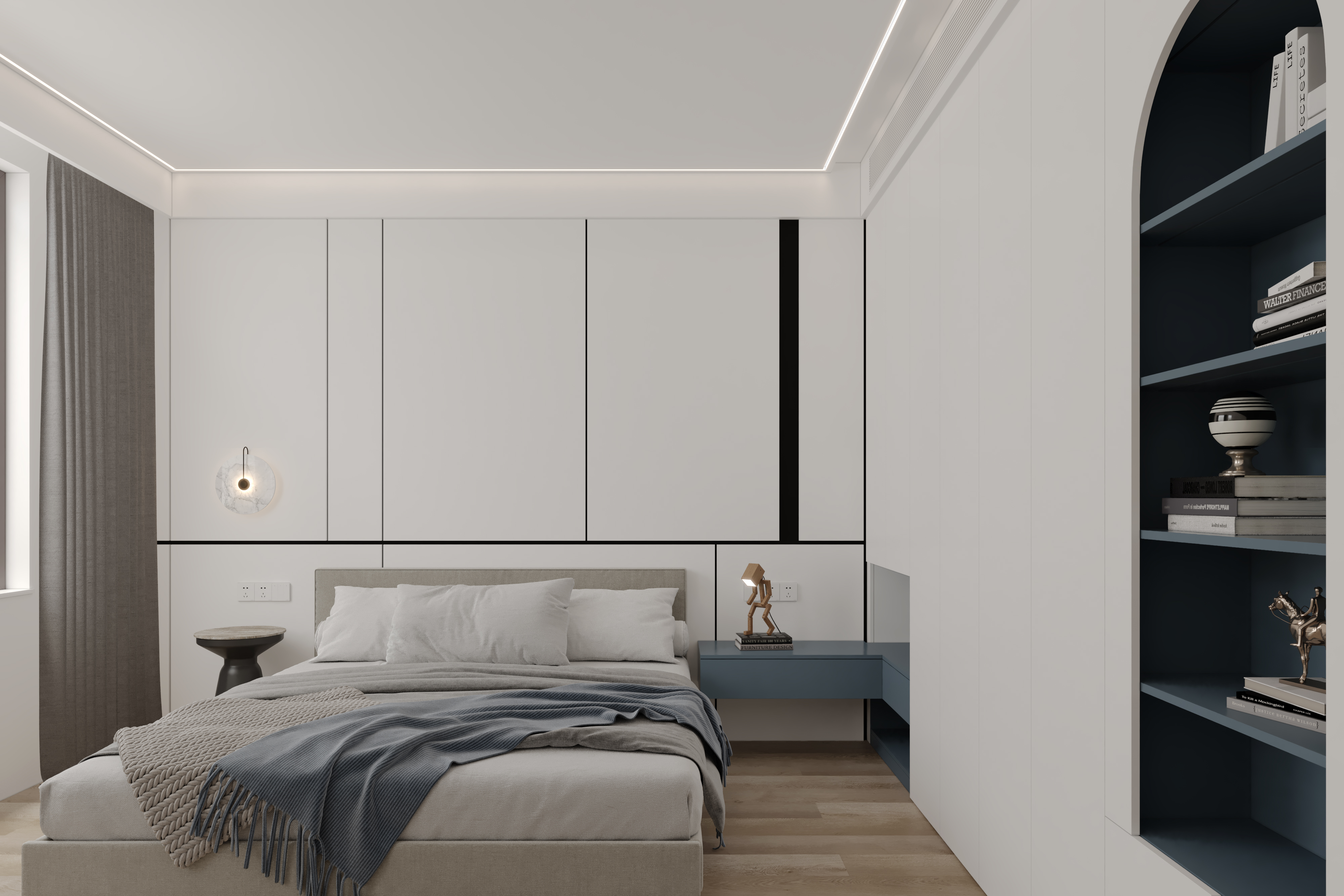 几何共社 · 芜湖汀海壹品平层大宅设计丨中国芜湖-66