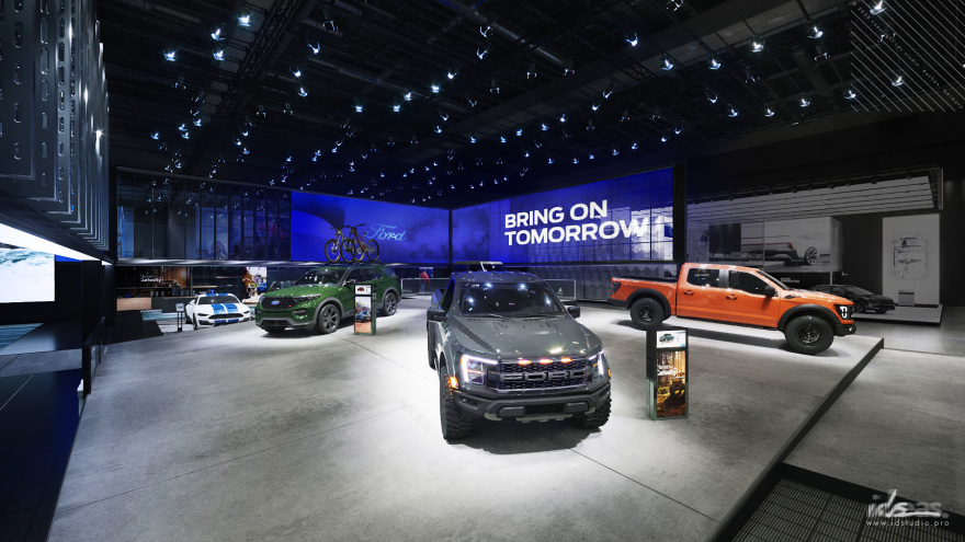 福特汽车展位设计-14