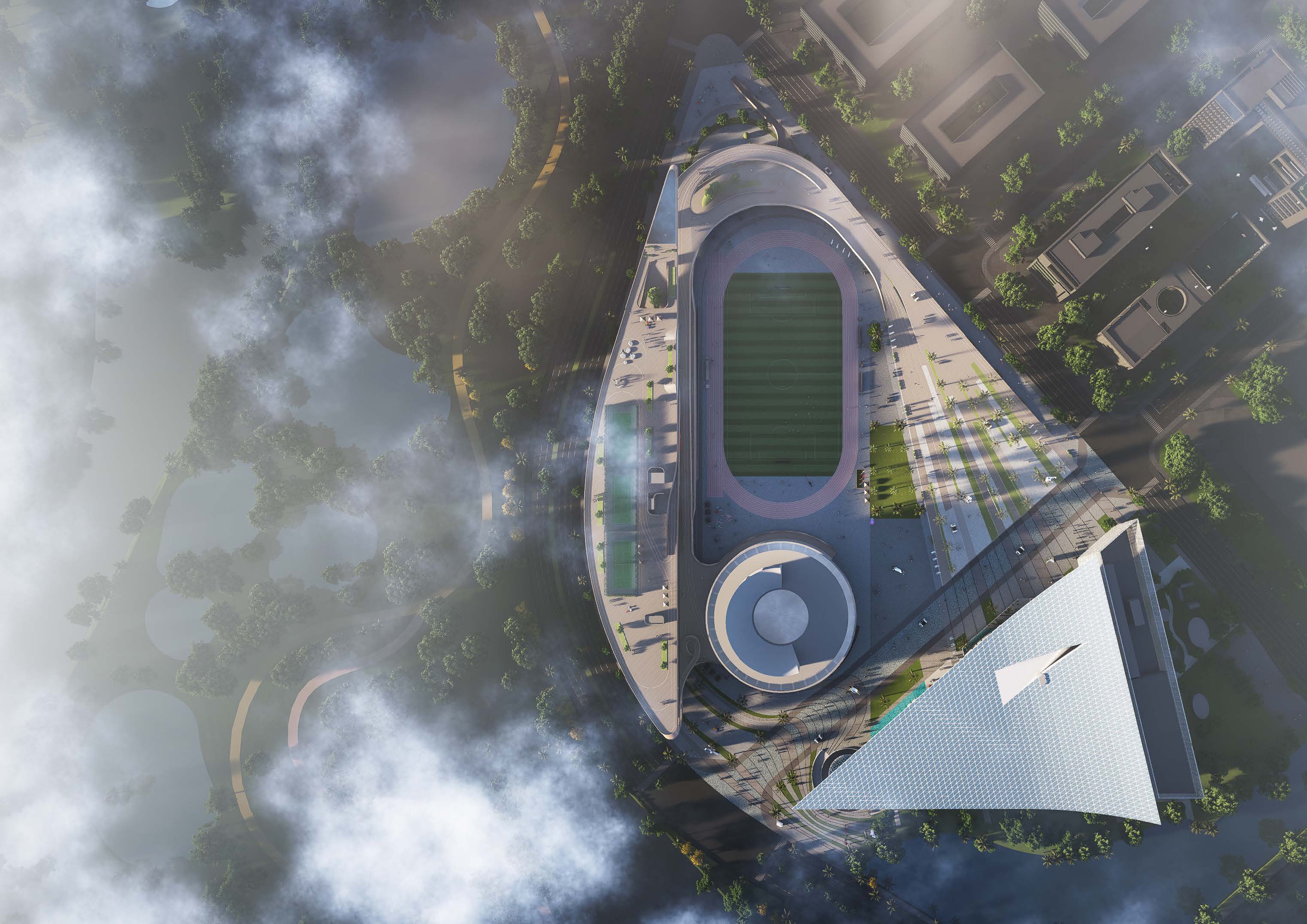 汤桦建筑设计一等奖方案：三亚崖州湾科技城文体中心（深海博物馆及体育中心）-14