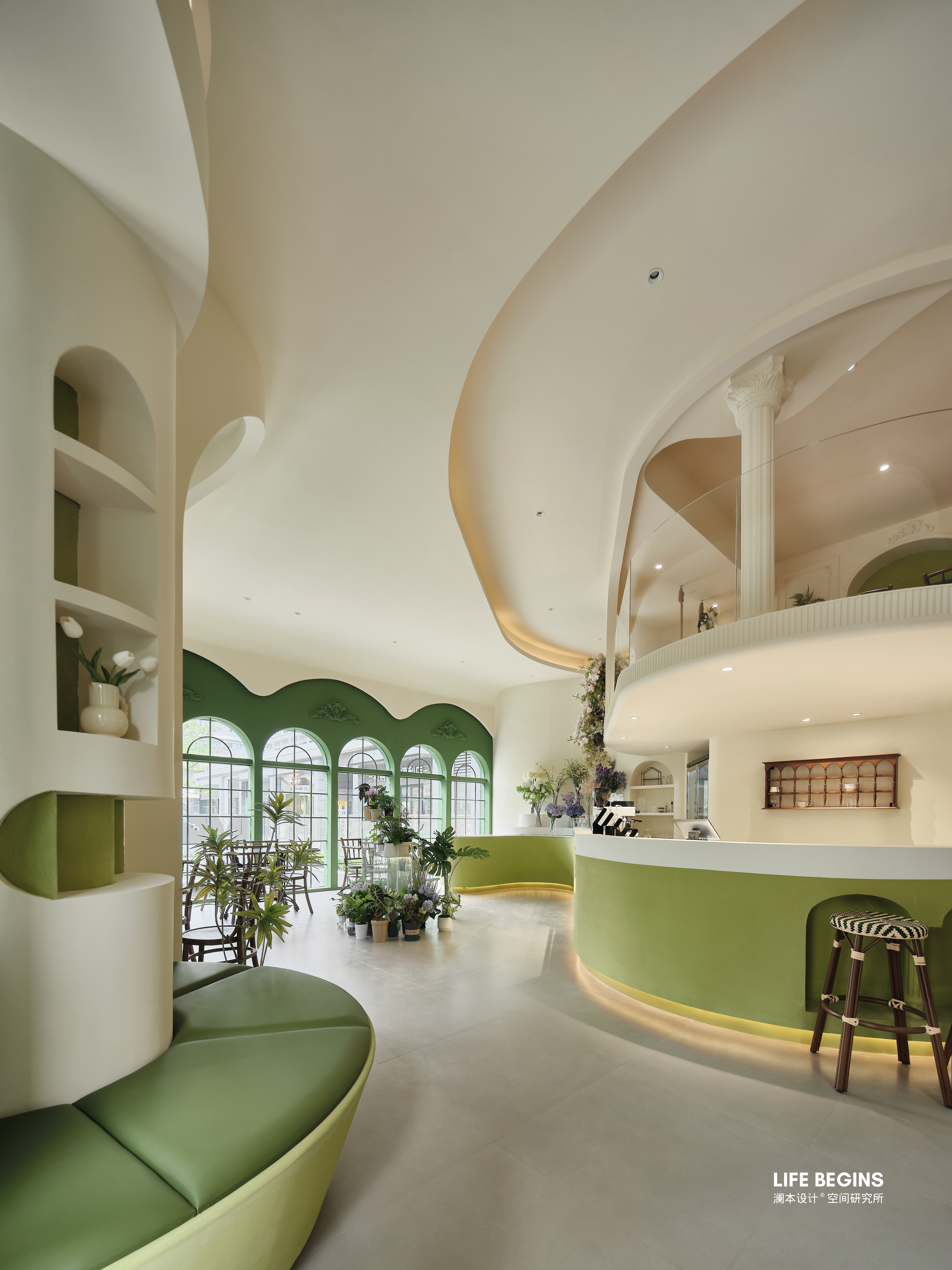 不止玫瑰咖啡鲜花店丨中国南京丨L.A.B DESIGN（澜本）-23