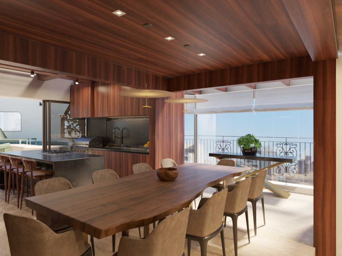 美食与音乐室丨巴西圣保罗丨Andrea Teixeira Arquitetura-2