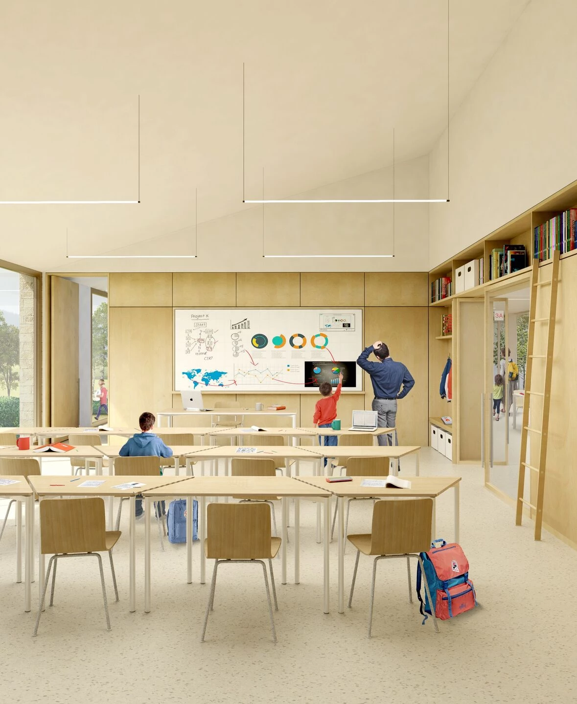 Innovative school in the Tuscan countryside-7