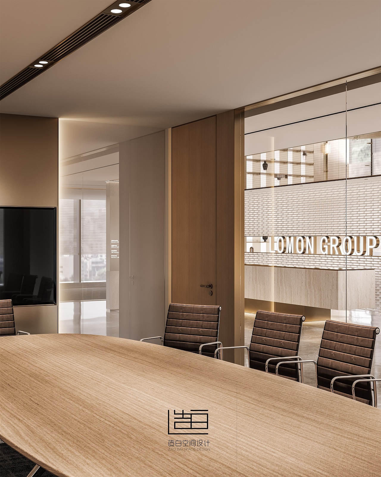 金该表现 | 招商办公设计表现 -14