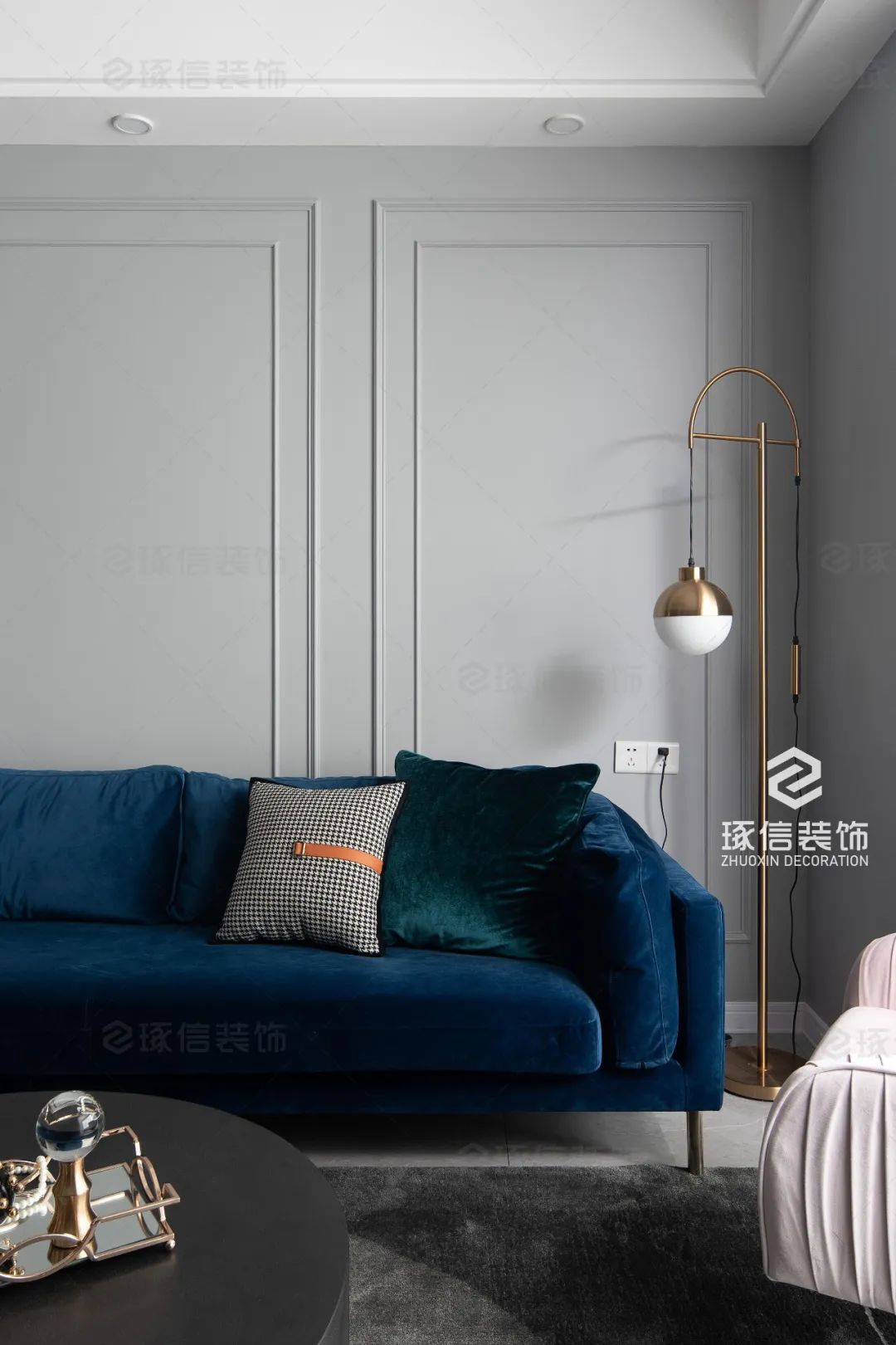 美式轻奢，打造精致优雅的三口之家-31