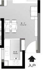美的云筑 102㎡现代简约风户型解析丨仟业装饰-54