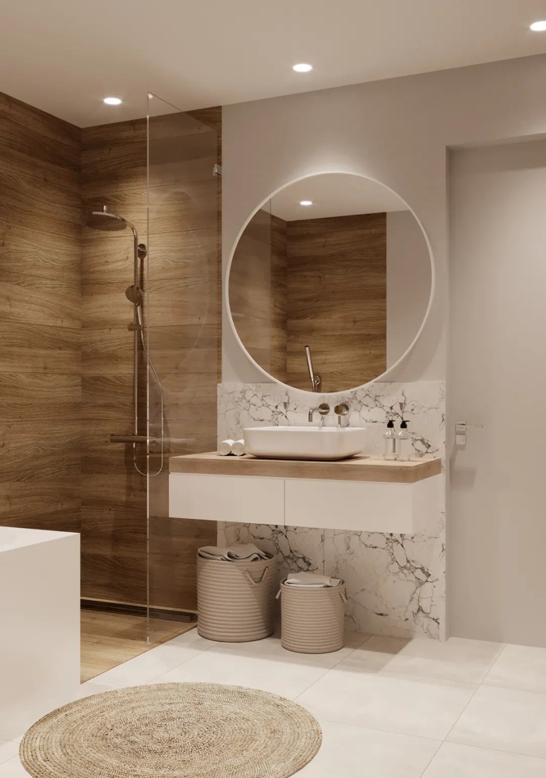 72㎡极简公寓，现代优雅与实用并重-14