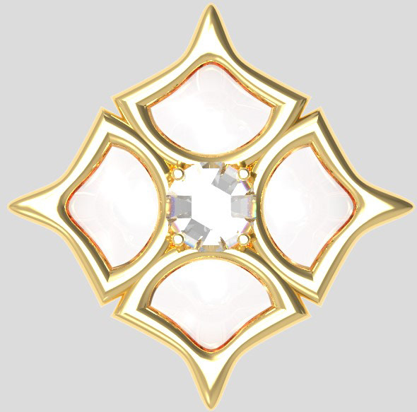 Clover/cross inspired pendants-1