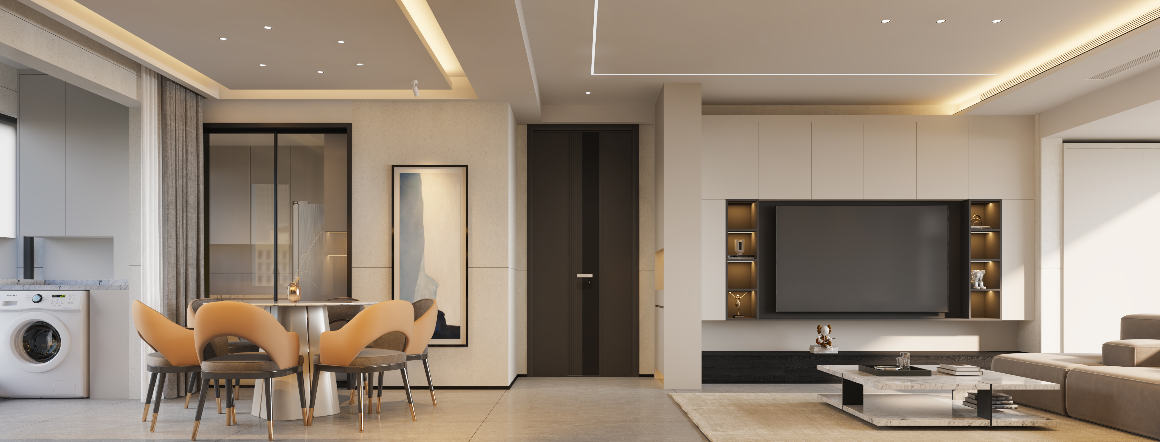 现代家装效果图表现-5