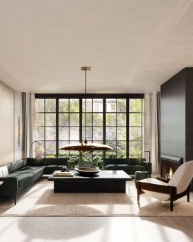 纽约Tribeca区双层挑高LOFT改造项目丨美国纽约丨Helena Clunies  Ross Design工作室