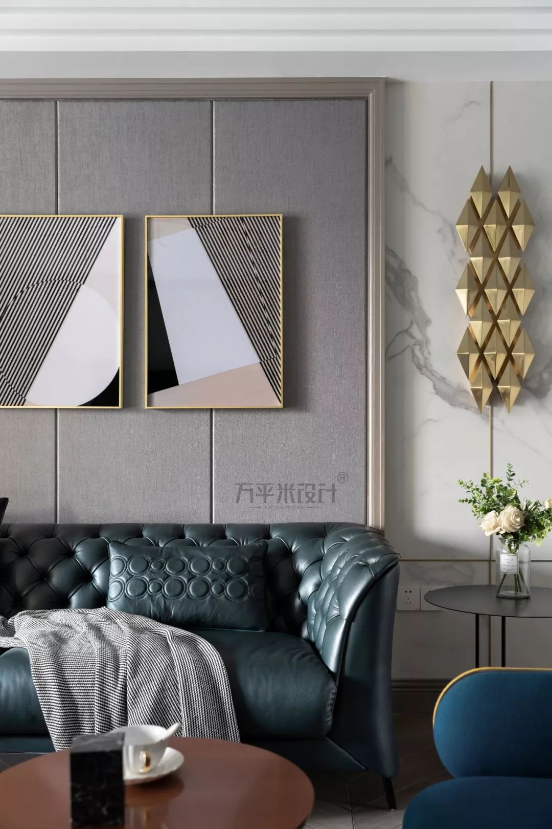 现代轻奢逐梦星尘,方平米设计温暖舒适空间-4