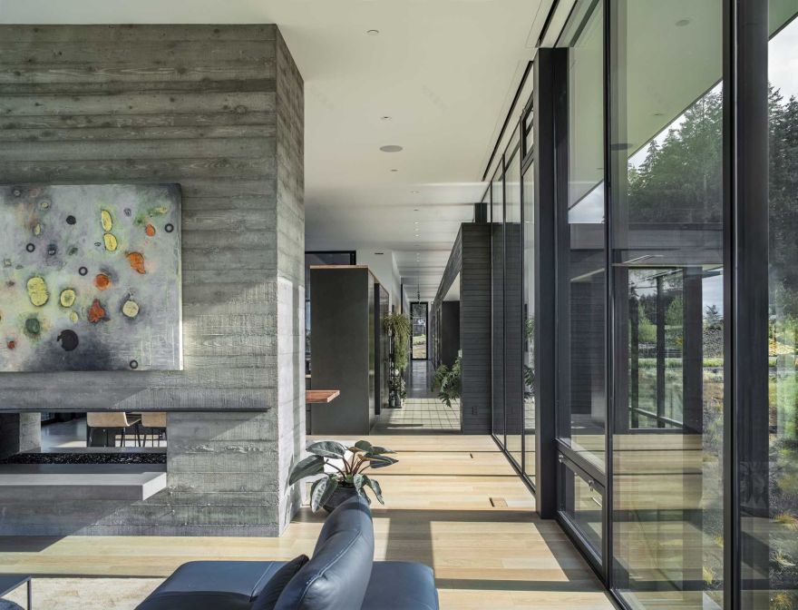 山景之中的现代宽幅住宅设计丨美国俄勒冈丨Scott Edwards Architecture-13