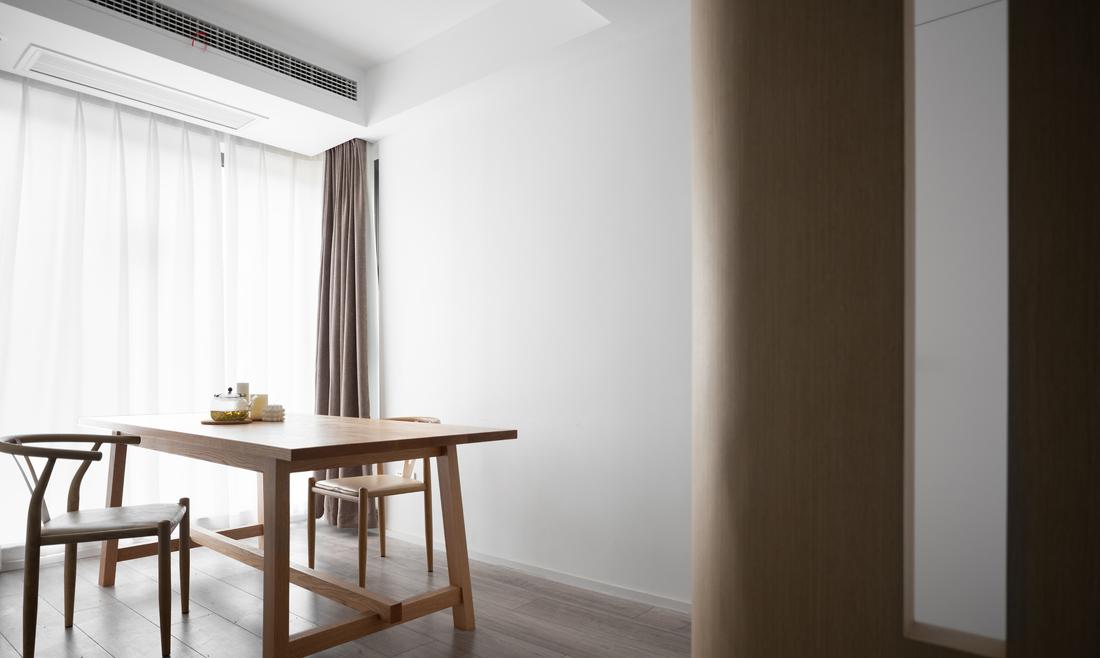 灰色绿调的通透空间 · 小三室变大二室的惊艳改造-12