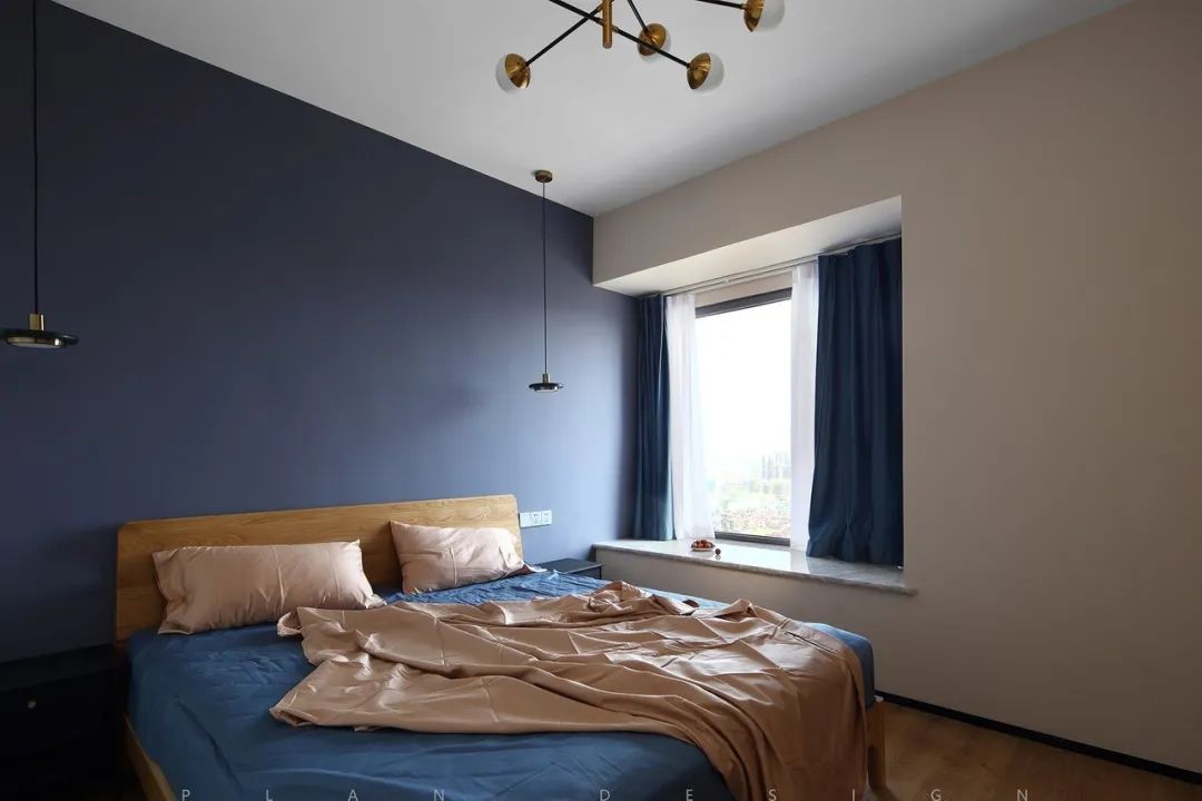 成都 108 平三居室,全屋无硬造型,温润细腻的色彩设计-72