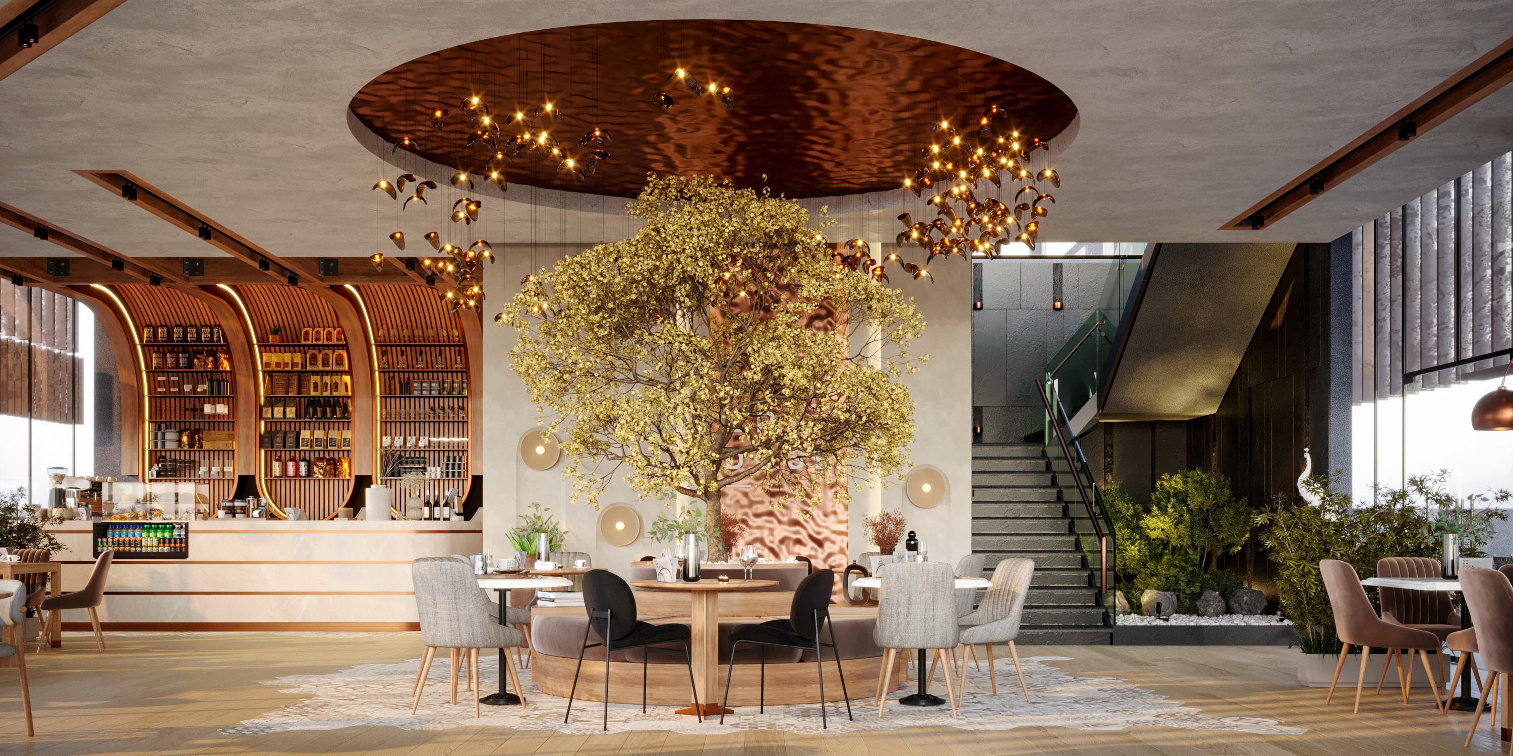 【Mahmoud Adel】OverDose Coffee Shop Design-0