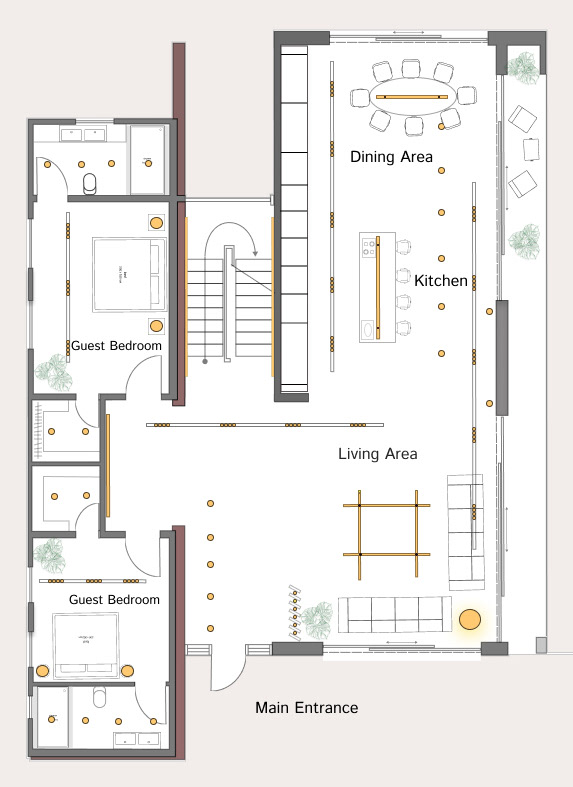 Mediterranean Villa | Concept & 3D Visualization-6