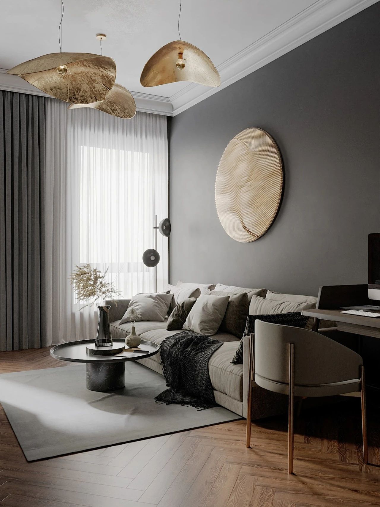 120㎡现代原木风公寓丨俄罗斯莫斯科丨Tanya Bykovskaya-24