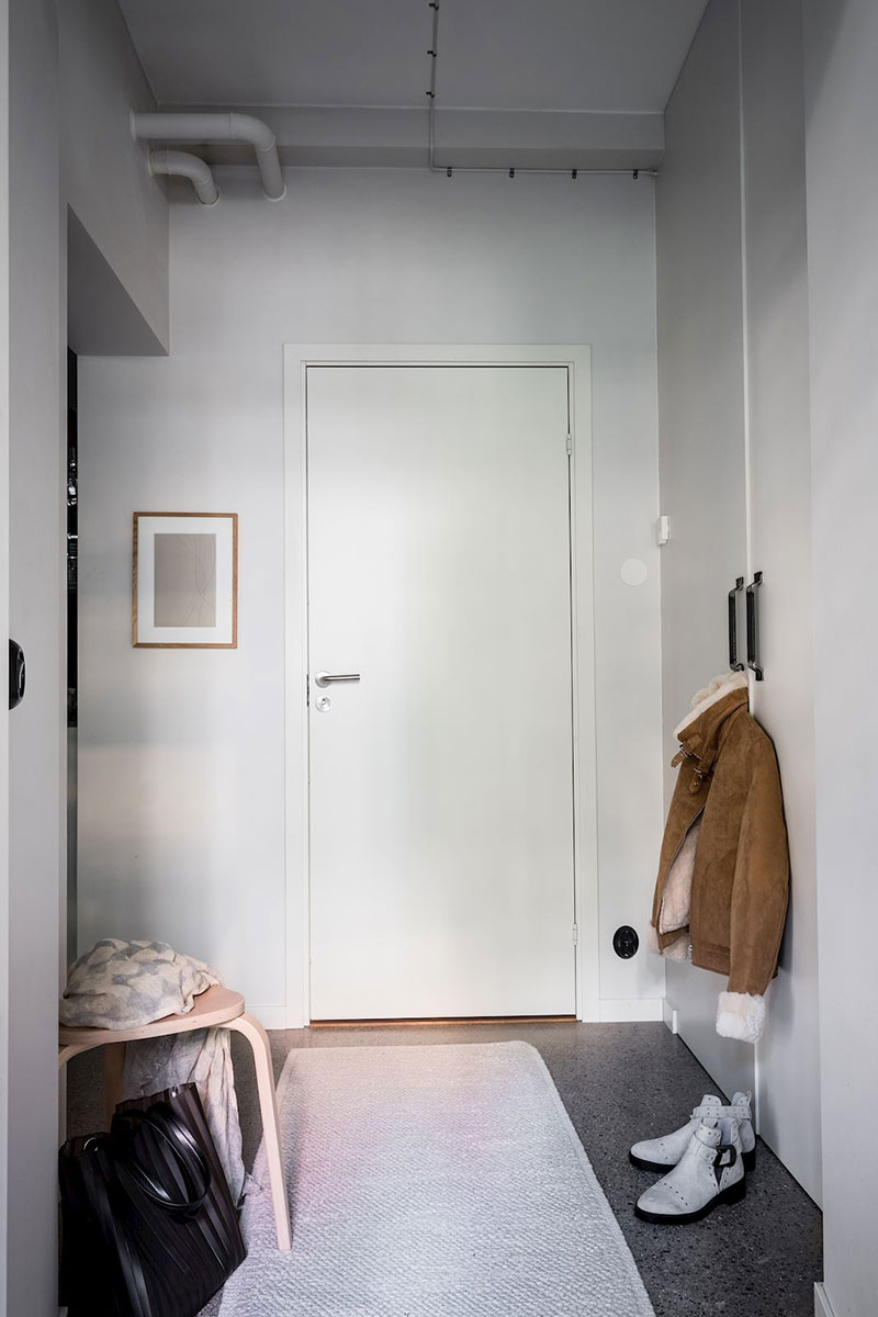 瑞典白色公寓，一窗一镜尽显经典魅力-15