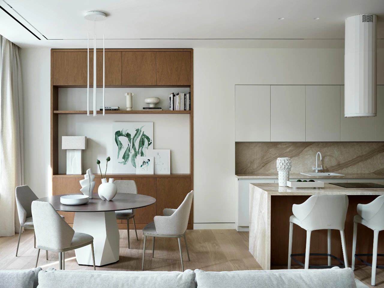 平静雅致的室内设计丨Elena Frantova-4