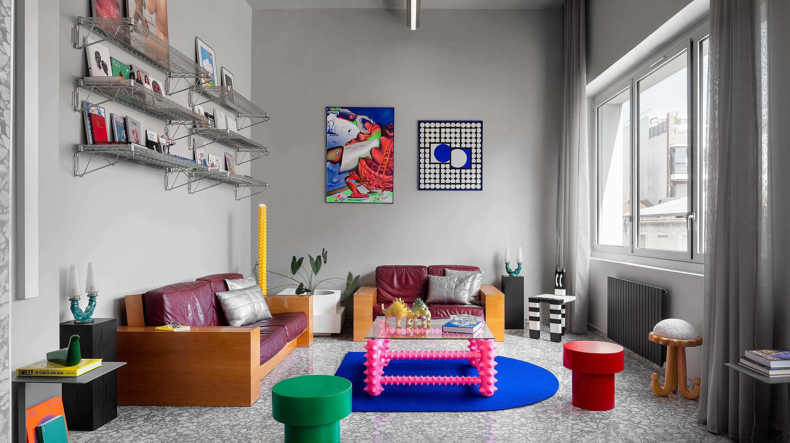 色彩斑斓的孟菲斯loft公寓丨法国巴黎丨Zyva Studio-7