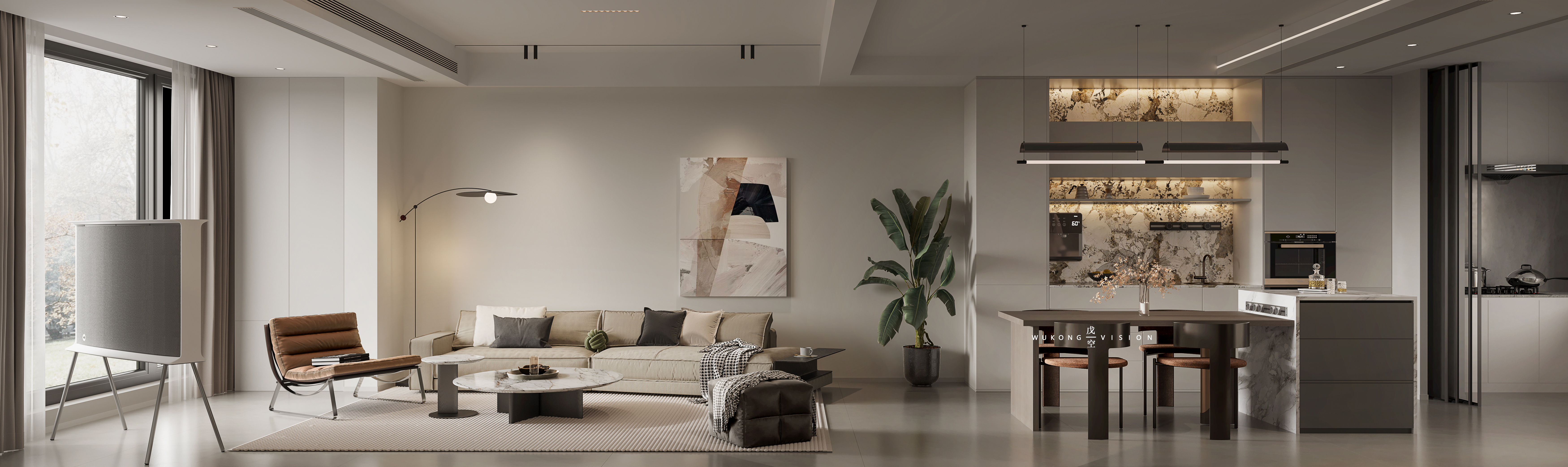 /戊空效果图表现/现代风格/-9