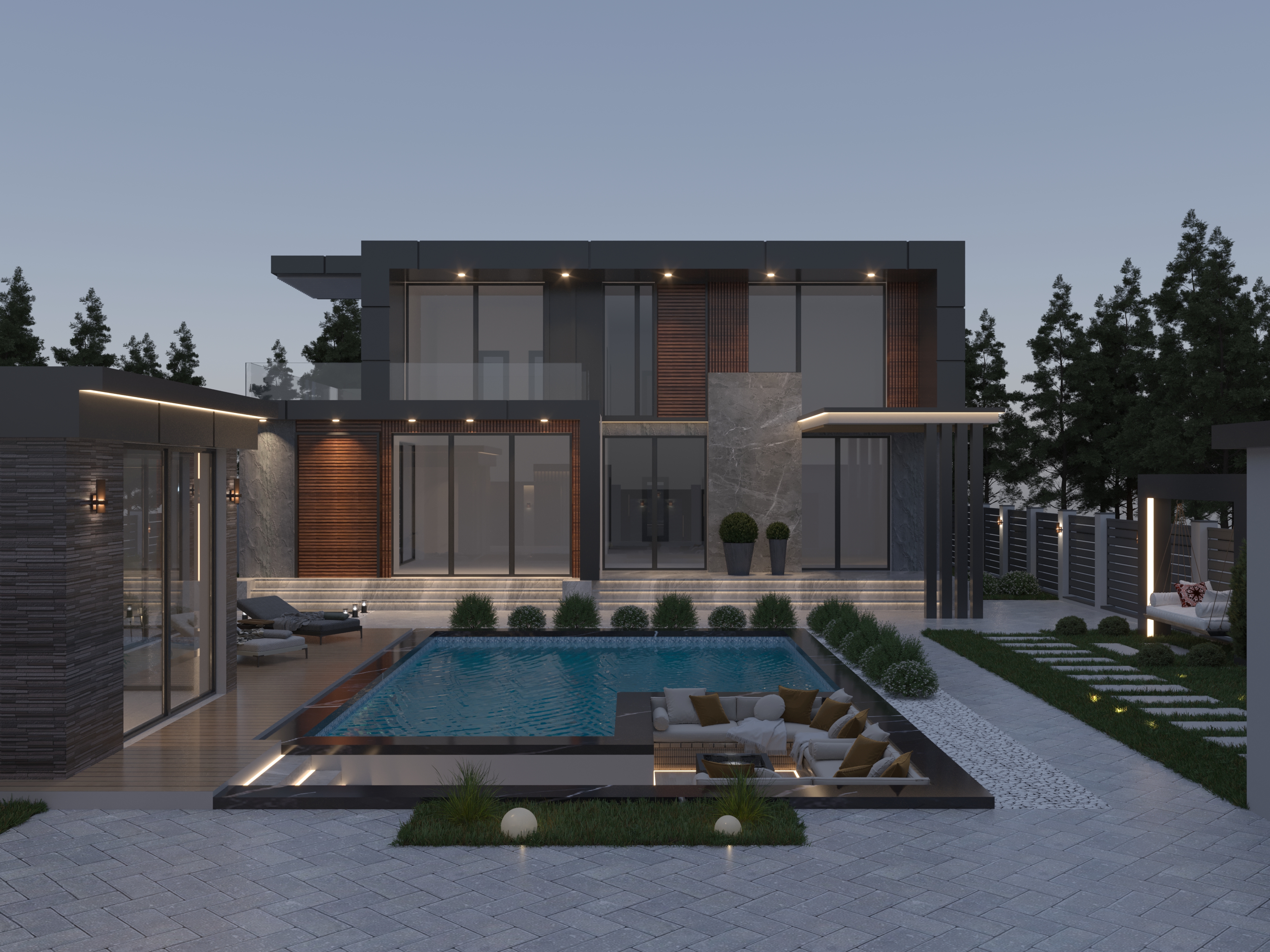 Modern house 2 story 4/5 bedroom-0