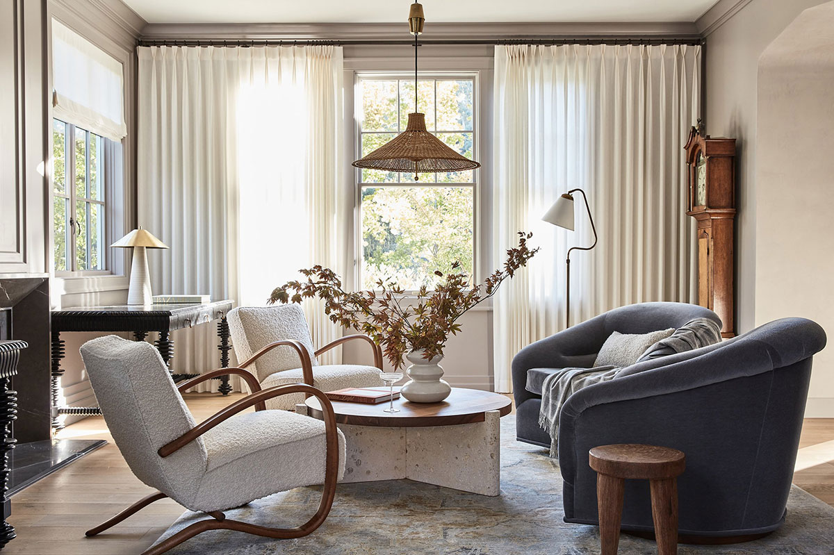 加利福尼亚一座乡村住宅设计中天然材料的优雅-3