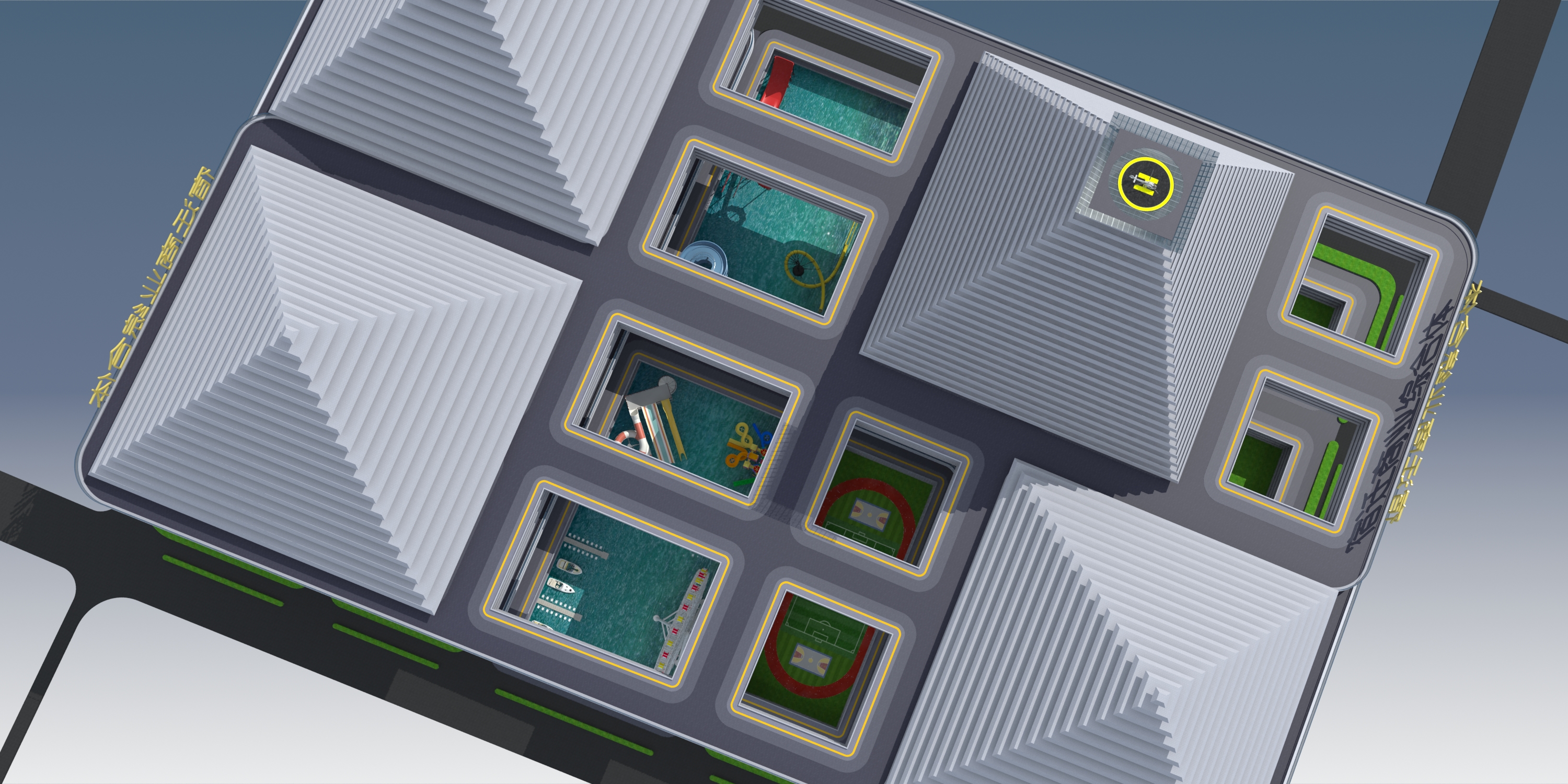 天空之城,宿迁生态商业综合体丨中国宿迁-12