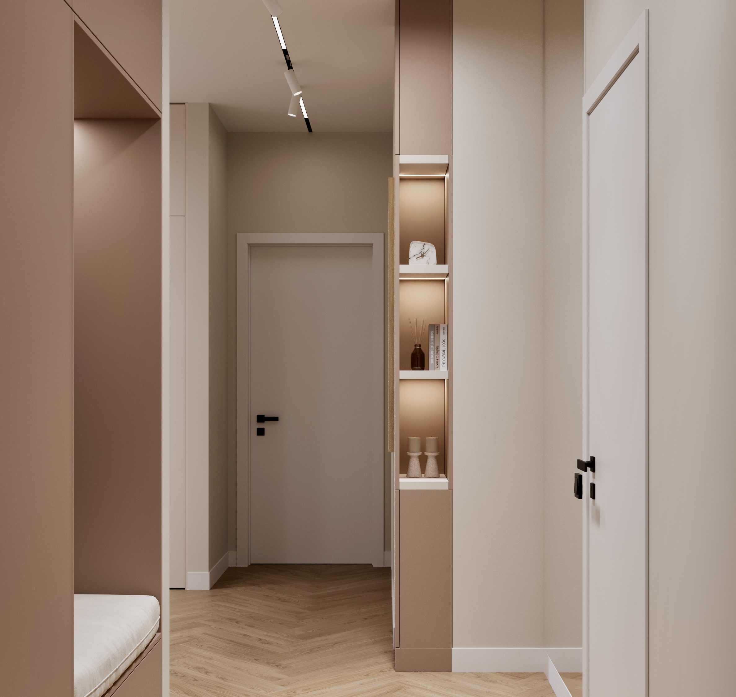 Living Room,KItchen,Hallway室内设计丨ArmeniaYerevan-18