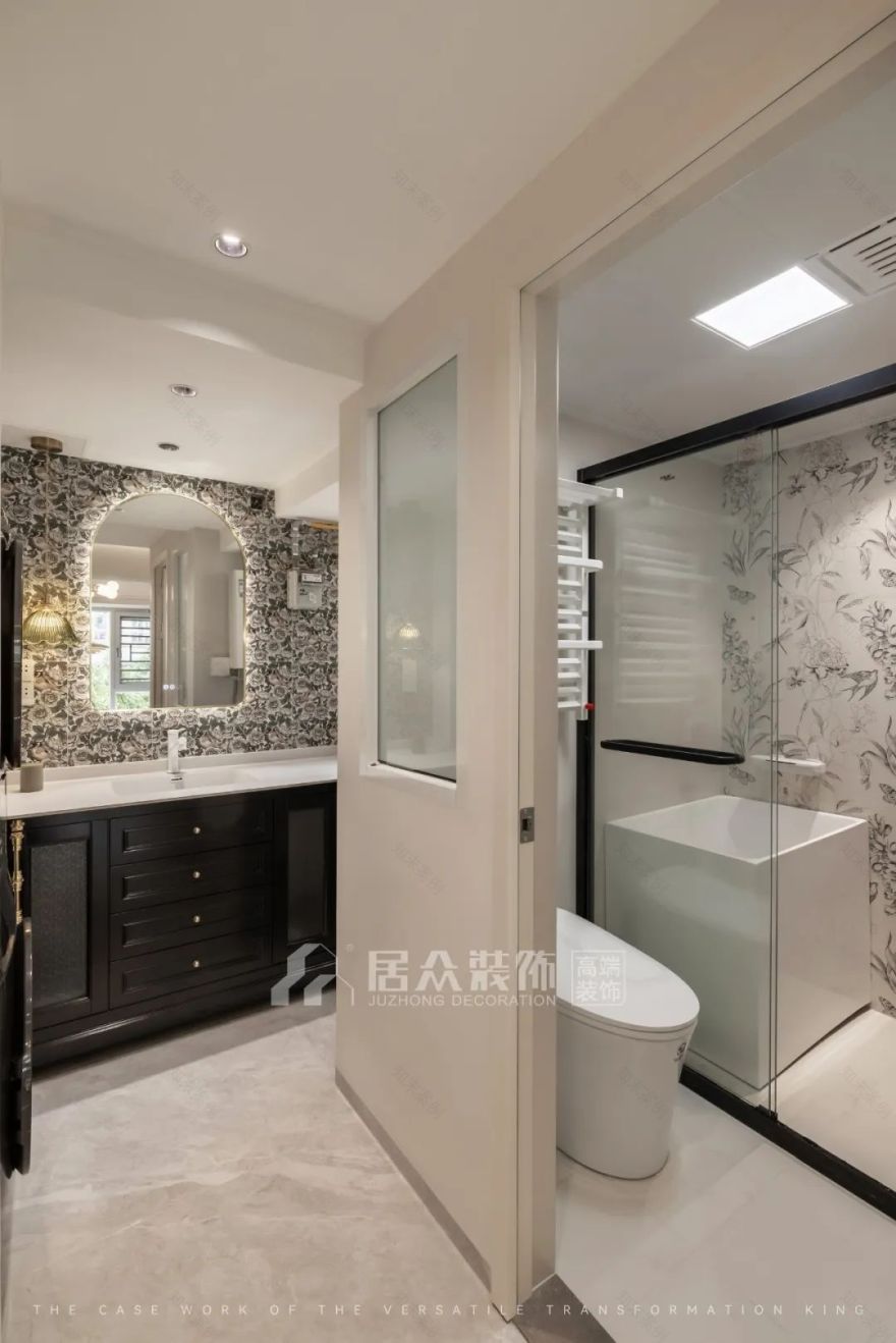 全案案例 | 入住阳光棕榈园,享受法式风的罗曼蒂克-42