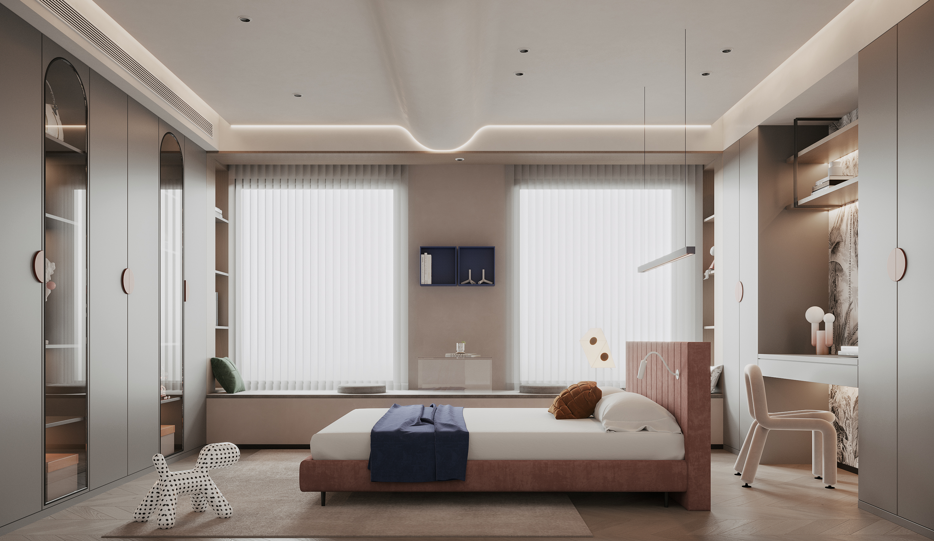 现代清新空间表现-5