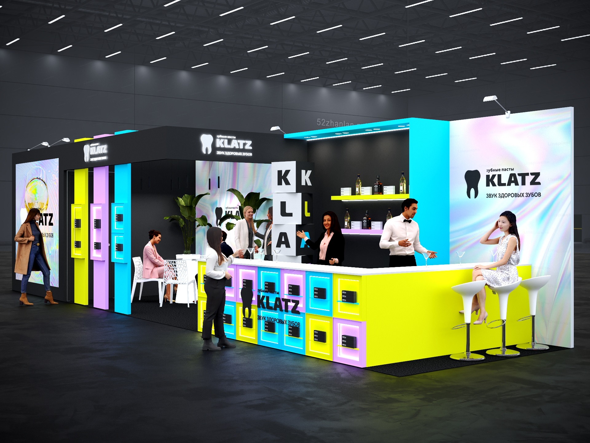 KLATZ 展览摊位设计丨俄罗斯莫斯科丨Whiteproject | Anna Borovykh-6