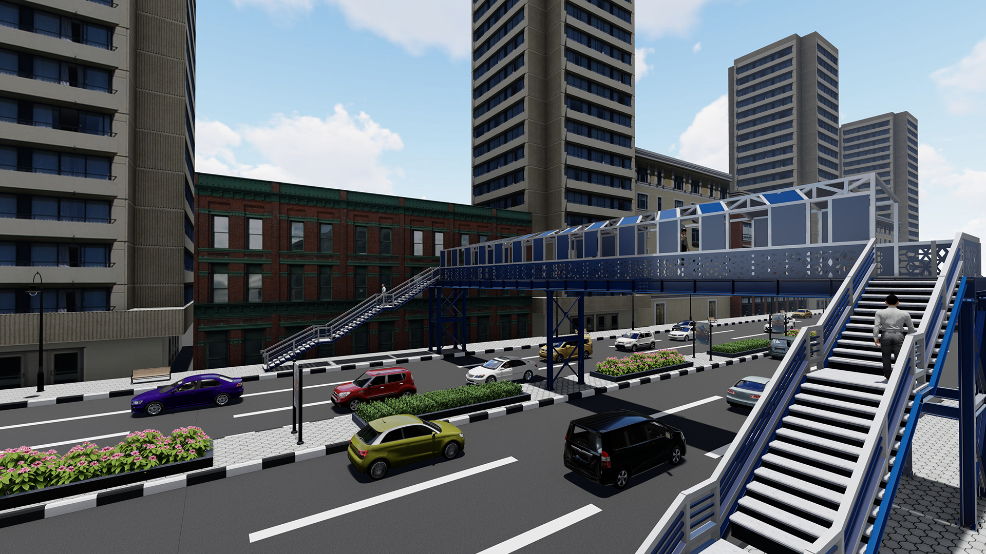 Pedestrian Bridge Design（人行天桥设计）-8