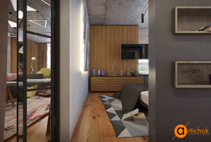 Бетон, контейнер, желтый, лофт - Art-i-chok-29