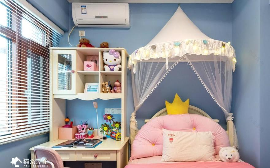 广州 125㎡三室一厅现代家居设计,满足一家三口成长需求-23